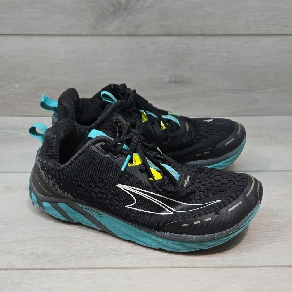 Torin Women Zero Limits Black &Teal Athletic Running Shoes Sz 8